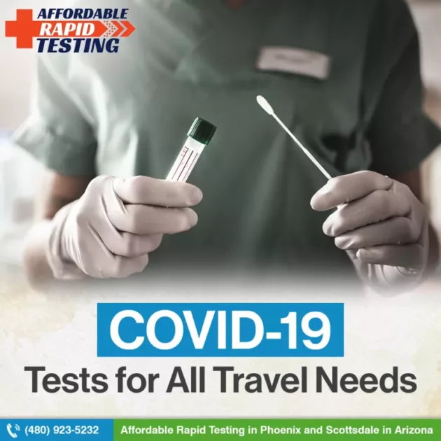 Covid-19 rt-pcr travel testing phoenix