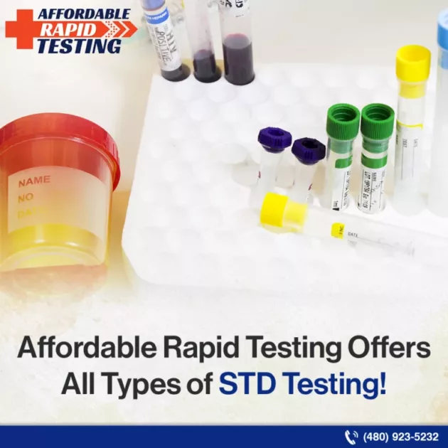 Sti/std testing services affordable rapid testing scottsdale